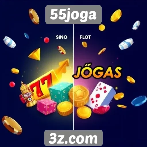 Comparativo entre jogos disponíveis no 55joga