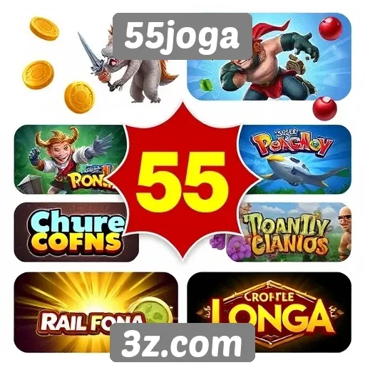 Análise da variedade de jogos disponíveis no 55joga