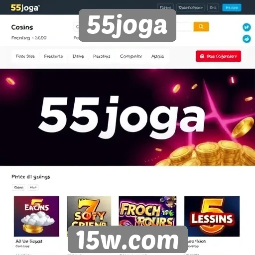 Análise de desempenho do site 55joga